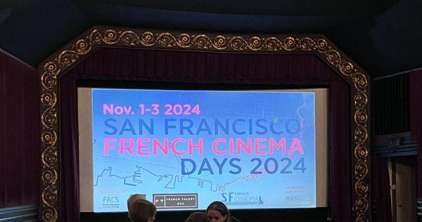 Playing Nov 1-3, 2024 - mini French Film Festival