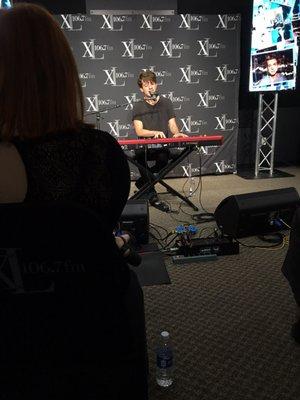 Charlie Puth live at Johnny's House this morning! Thank you Andi for getting the Yelp Elite Squad on the list!!!