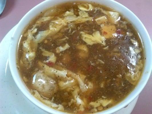 Excellent hot and sour soup