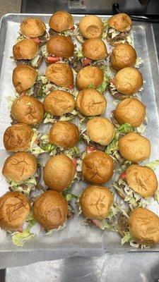 Mini Steak/Cheese Sliders for your party