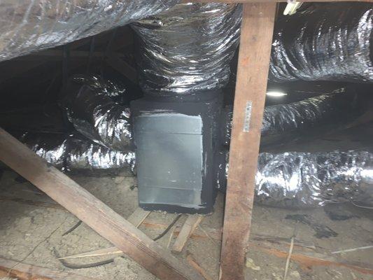 Sub-plenum with ductwork - Your local install professionals!