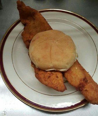 HUGE fish sandwich!