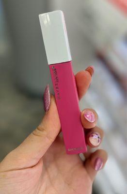 Maybelline Super Stay Matte Ink Liquid Lipstick "Inspire" #125 ~ My new go-to I have been keeping on the go for fun pop of pink this summer!