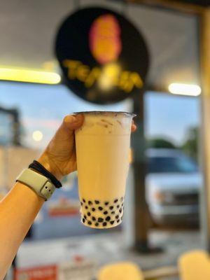 Banana Milk Tea @colorful.eats