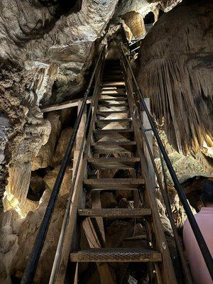 Steep stairs