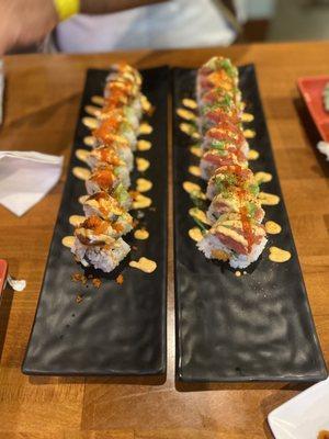 Volcano Roll Spicy Dragon Roll