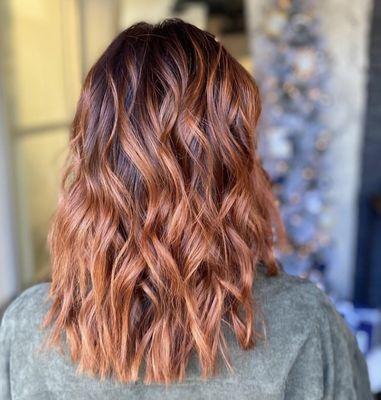 Reds and coppers are the latest trend in hair color