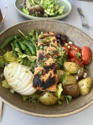 Salmon Niçoise salad special.