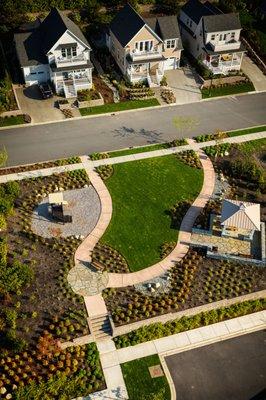 Landscaping and Hardscape work done by ProScapes at San Juan Passage in Anacortes, WA.