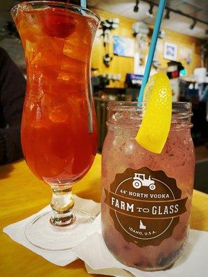 Huckleberry Lemonade Oyster House Hurricane