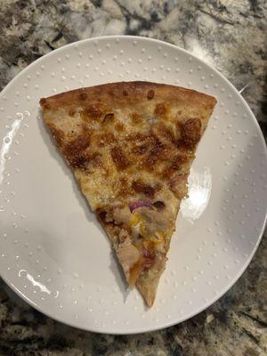 A slice from a 14" heavy Soul pizza