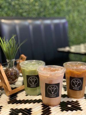 Matcha, Chai, The V Cold Brew