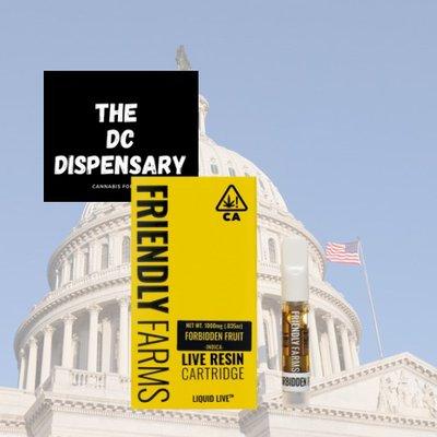 Friendly farms vape carts, only available at The DC Dispensary!