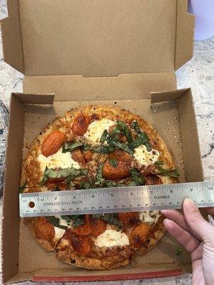 Less than 10" pizza