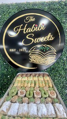 One of our mixed Turkish Baklava trays!