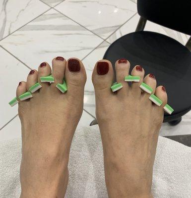 Rain or shine, hot or cold. A pedicure is much needed!