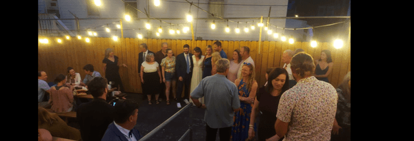 Wedding in the beer garden