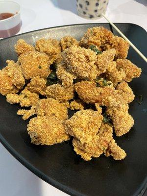 Popcorn Chicken - one of our family favorites. Chicken is yummy and moist and flavor is good. One of the main reasons we come in.