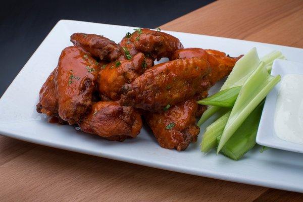 Stop in for 1/2 off (bone in or boneless) wings on Mondays! (dine-in only)