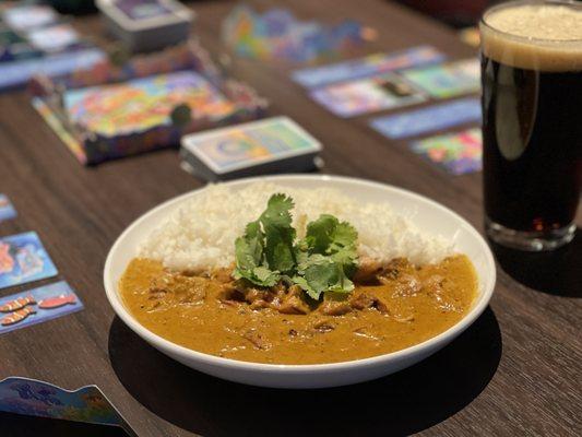 Our Butter Chicken Curry is perfect for colder weather. Substitute the chicken for mushrooms and tofu for a tasty vegetarian dish!