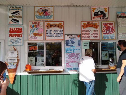 Closing day for the season for ice cream! :-)