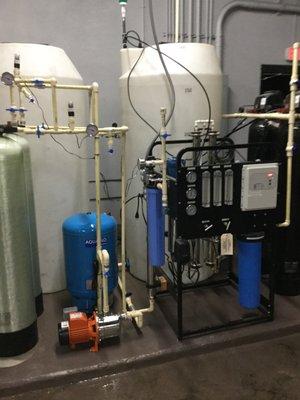 A high purity water system for installed by our team.