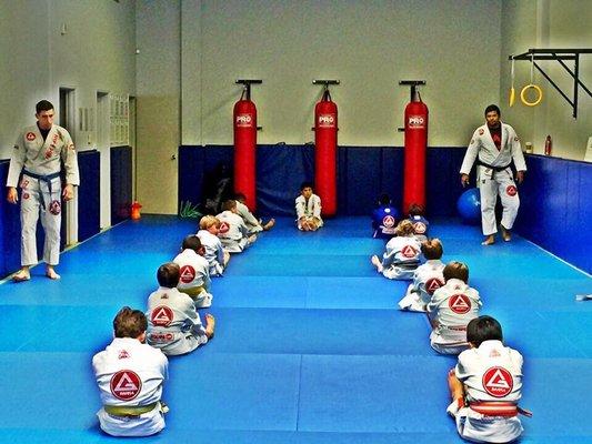 Kids Jiu-Jitsu Class.