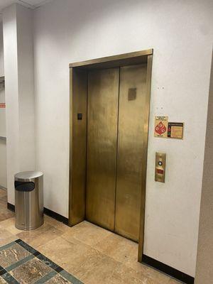 Gold Montgomery Conventional elevator, Dillard's Ladies & Children Pembroke Lakes Mall