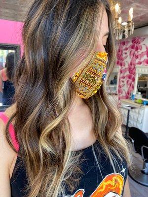 Beautiful summer balayage by Justin