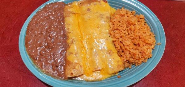 Beef fajita enchiladas