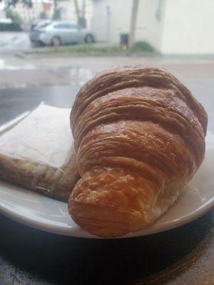 Croissant and homemade pop tart