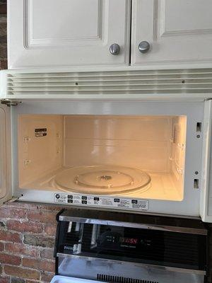 Microwave cleaning