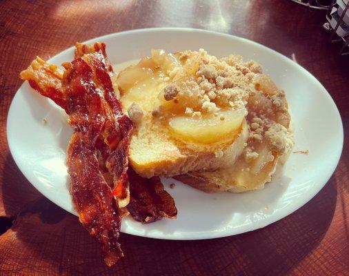 Apple Crumb French Toast