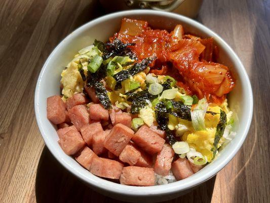 Kimchi Spam Rice Bowl