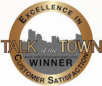 2013 Winner of The Talk of The Town Customer Satisfaction Award