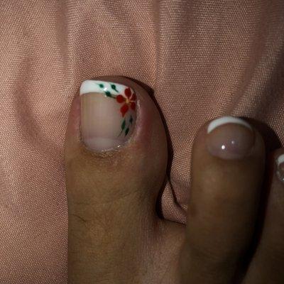 My daughter's toe