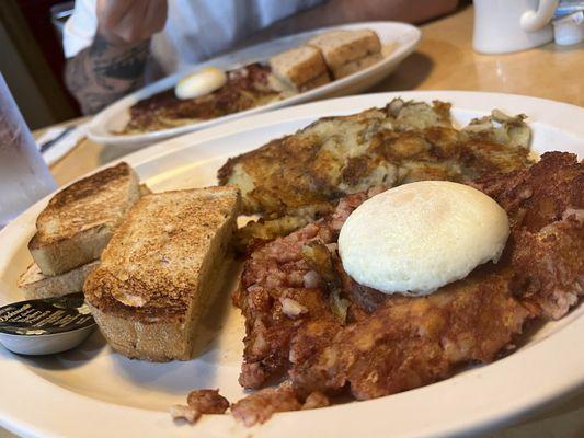 The Corned Beef Hash plate