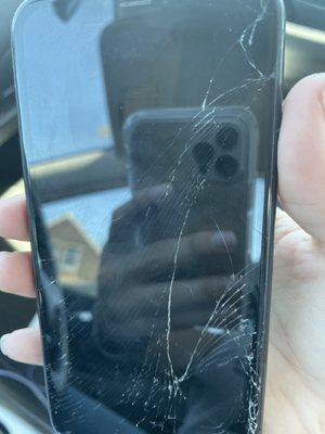 Broken phone