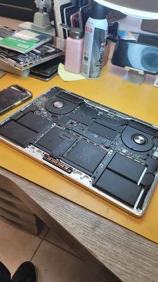 fixing a MacBook Pro