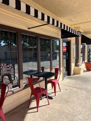 Always clean and lots of available indoor and outdoor seating.