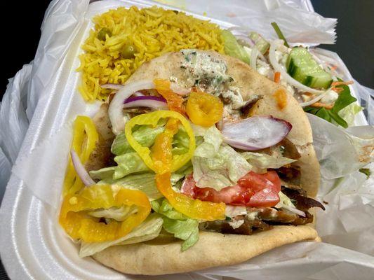 Spicy Gyro Platter