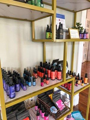 We have an array of products at the center to aid your overall well-being. All products are designed for your health and wellness