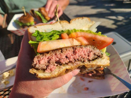 Grilled burger