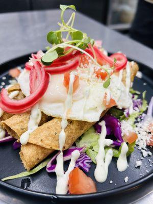 Taquitos Dorados & Sunny-Side Eggs