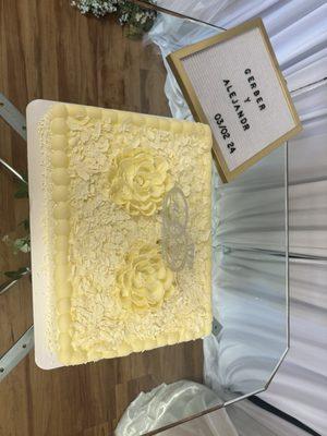 Pastel de bodas de 3 chocolate blanco