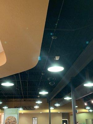 Ceiling at Jason's Deli in Wichita Falls, Texas.