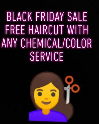 Book you Black Friday appointment now still have appointments available!!