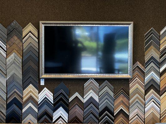 TV Frames are a fun way to spice up your living space.