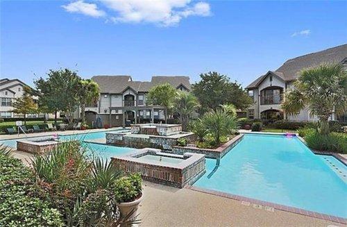 Our resort style pool is located behind the clubhouse.