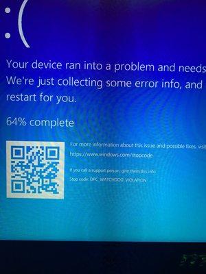 Bluescreen with error code